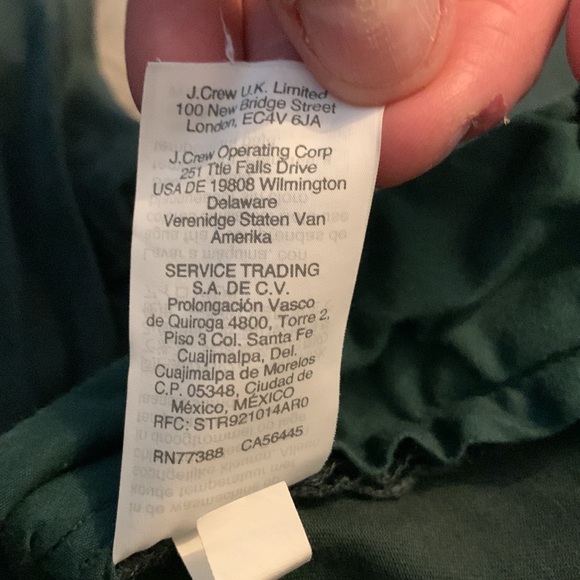 J. Crew Factory Dark Green Flex Slim Chinos Size 32/30 - Picture 10 of 10